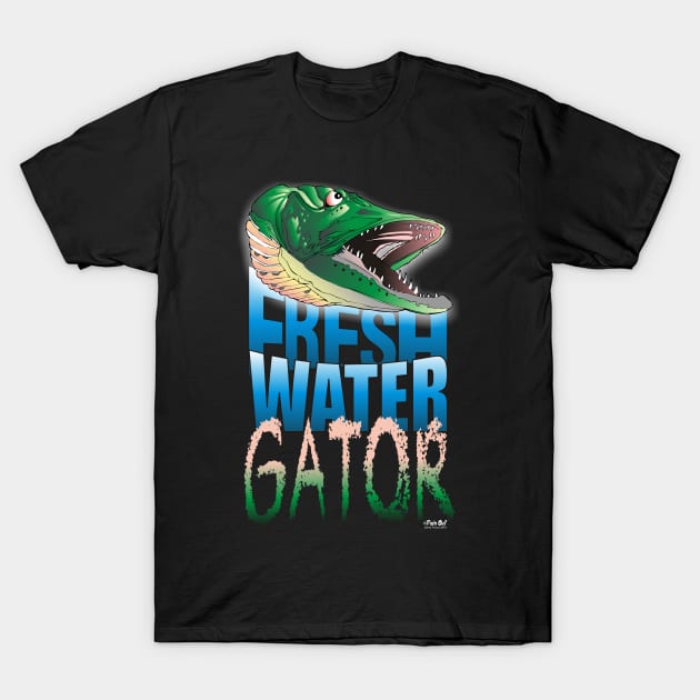 Pike Fresh Water Gator T-Shirt by Get It Wet